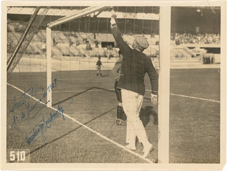 1928 Olympic Games Photograph Signed by Domingo Lombardi (Letter of Provenance)